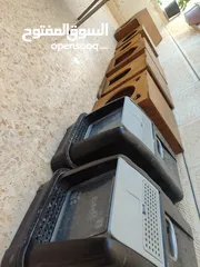  1 ليتر بوكس عدد ثنين لم يستعمل + 5 بيوت قطط
