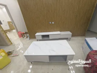  1 طاولة وسط مع مزنون