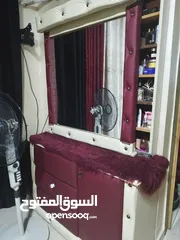  21 غرفة نوم خشب لاتية 18 تفصيل ومنجدة جلد خمري وبيج تقيل كاملة خشب لاتية وتخت بكس كامل لاتية 18