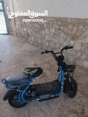 12 سكوتر كهربائي ثقيل كهيكل قويه