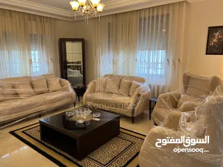  5 Furnished-2nd floor-Apartment For Rent In Amman -Dahyet Al Amir Rashed