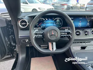  17 مرسيدس E200 AMG كوبيه اسود 2023 كت و بانوراما وارد المانيا بحالة الزيرو