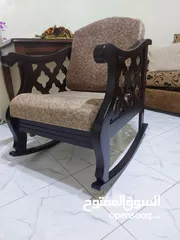  12 كراسي هزاز كوبرا خشب زان / مورس الاردن
