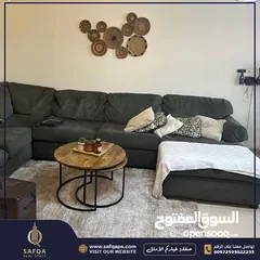  5 شقة شبه أرضية مع ساحة خارجية واطلالة للبيع في الارسال / عقار رقم : B1850