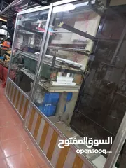  2 واجهة الالمنيوم مستعملة حالة جيدة للبيع