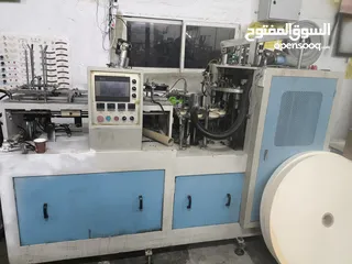  2 ماكنات كاسات كرتون للبيع