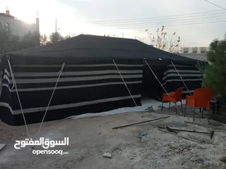  18 خيم شعر تراثيه  مساحة 8م×4م ويوجد مساحات أخرى حسب الطلب  خيم جديده لا يوجد مستعمله