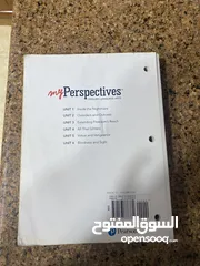  2 كتاب my perspectives لنظام ال ACT للبيع