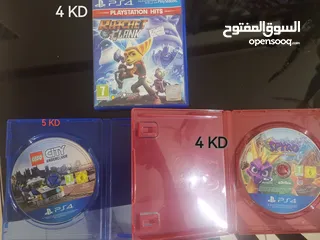  1 للبيع سيديات بلي ستيشن 4، CDs for sale PS4