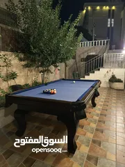  4 طاولة بلياردو 8 قدم رخام تعتبر جديدة للبيع