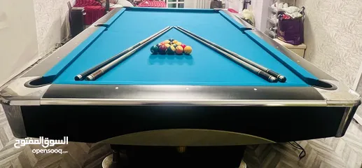  7 9ft Knight shot commercial billiards table