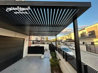  4 بورجلا ألمنيوم   متوفره حسب الطلب جميع المقاسات و الألوان    مع امكانيه اضافه إضاءه مخفيه