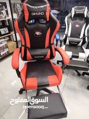  2 كرسي جيمينج كرسي مخصص للجلوس لساعات طويلة  قاعدة متحركة ذات 5عجلات