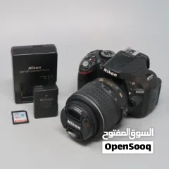  1 Heavy Duty Nikon D5200 DSLR barely used will all equipment for 200 only