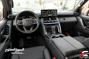  13 2024 Toyota Land Cruiser GX.R Twin Turbo كفاله الوكاله المركزيه 3 سنوات 100 الف كم