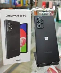  3 سامسونج اخو الجديد A52s 5G جيجا 256 أغراضة والكرتونه الأصلية متوفر توصيل وهدية