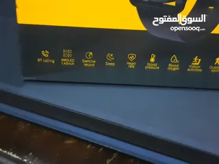  3 ساعة نوع V70 جديدة بالكرتونة غير مفتوحة  smart  watch 1.43 Amcled