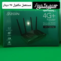  1 #راوتر #4G+ #دي_لينك #D-LINK جديد بغلاف الشركة سرعة 1200 2.4 & 5G-CAT6 مشغل كل الشركات يتوفر مستعمل