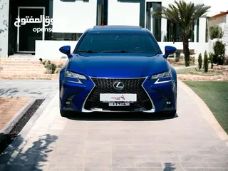  2 LEXUS  GS-350  F-SPORT V6  3.5L  2017 GCC 0% DOWNPAYMENT