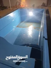  15 حوض سباحة بيضاوي 8 متر في 4 متر