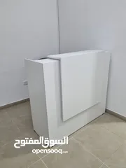  3 كاونترات  استقبال 120سم شامل التوصيل والتركيب مع إمكانية اختيار اللون والموديل المناسب