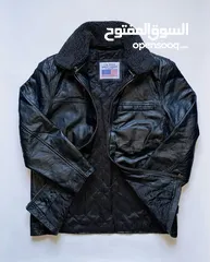  1 U S POLO pure leather jacket