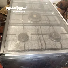  7 غاز 5 عيون ستاليس ستيل كامل نوع فريش 90 سم شغال ميه ميه للبيع