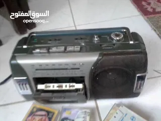 2 راديو ومسجل سانيو الأصلي ياباني