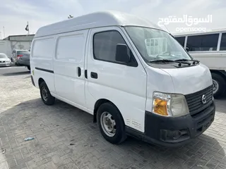  2 NISSAN URVAN 2012 HIGH ROOF DELIVERY VAN