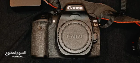  6 canon 80D +3 lens