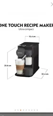  2 Nespresso Lattissima One coffee machine in black