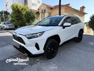  2 تويوتا راف فور 2023 SE جمرك اليوم فحص كامل عداد قليل بطارية ليثيوم4/4