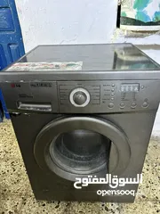  10 غسالة LG مستعمله سنتين للبيع 10 كيلو