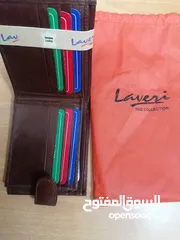  2 Laveri brand genuine Leather wallet