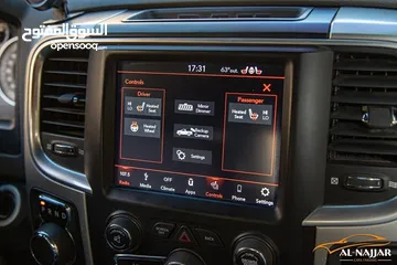  13 Dodge Ram Big horn 2019 gasoline   البكب بحالة الوكالة و قطع مسافة 51,000 ميل فقط