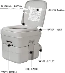  14 تواليت لكبار السن يحتوي المرحاض على خزان مياه علوي وخزان صرف حلول طبية Portable Toilet مرحاض متنقل