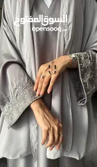  1 Grey abaya