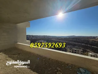  21 شقة فاخرة للبيع 195م+ بلكونة كبيرة لا يمكن التسكير عليها للبيع رام الله المصايف قرب المالية بالعالي