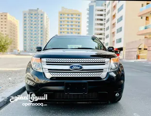  3 A Clean And Amazing FORD EXPLORER 2014 BLACK FULL OPTIONS XLT GCC SPECS