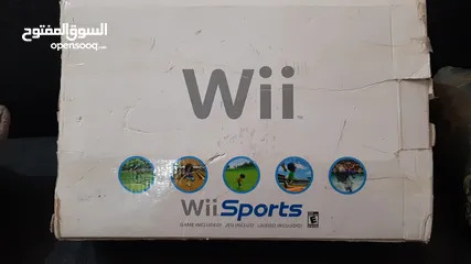  1 جهاز العاب wii Sports Nintendo Game Included Jeu Inclus..Juego Incluido