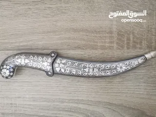  7 خنجر دمشقي مكحل فضه