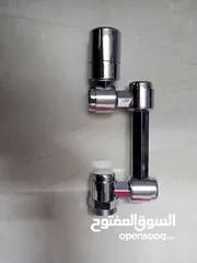  5 صنبور حنفية  دوار قابل للدوران ب 3 اتجاهات و 360 درجه راس حنفيه الدوار متحرك