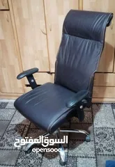  1 كرسي مكتب جلد