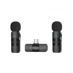  4 BOYA BY-V20 Ultracompact 2.4GHz Type-C Wireless Microphone System مايكرفون تايب سي