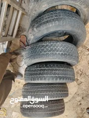 1 6فردات كوشوك مستعمل بحاله ممتازه قياس 205 /15/70