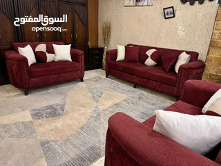  13 طقم كورنر تفصيل خشب لاتيه وقراط إسفنج ضغط عالي سفنج تركي القماش قماش مخمل ووتر بروف