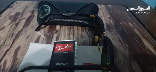  5 Ray-Ban RB3016 CLUBMASTER - W0365 - Black - For Sale    نظارة ريبان - كلوب ماستر - للبيع