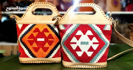  14 Handmade shoulder bags حقائب  مصنوعة يدويا