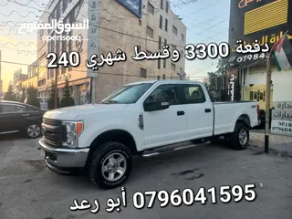  4 فورد F250 موديل 2019 للبيع بدفعه أولى