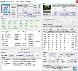  13 MSI Gaming   NVIDIA GeForce GTX 960 i7-6700HQ 32GB 512GB M.2 Level 15.6" Laptop  Windows 11